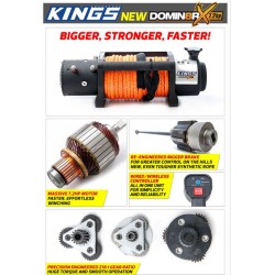 KING DOMINO8R OFFROAD VINC 12000LB 5443 KG EN GUCLU ENHIZLI VINC